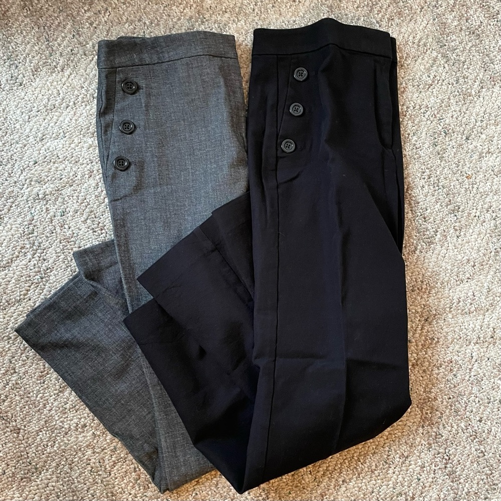 [Ann Taylor] Black and Gray Slacks